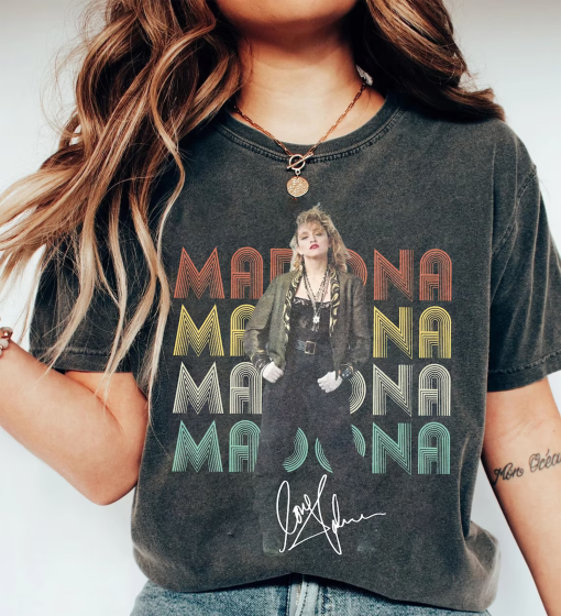 Madonna Tour Shirt, Madonna Retro Vintage T-Shirt, Four Decades Tour Shirt, Madonna Tank Top, Madonna Unisex Tee Shirt, Madonna Sweatshirt