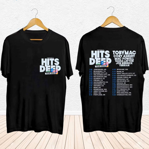 TobyMac Hits Deep Tour 2024 Shirt, TobyMac Fan Shirt, Rapper TobyMac 2024 Concert Shirt, TobyMac Shirt, TobyMac Tour Gift, TobyMac Tour Tee