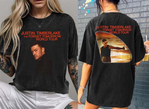 Forget Tomorrow World Tour (Justin Timberlake 2024) Shirt, Justin Timberlake Shirt, Forget Tomorrow World Tour Concert Tee, Justin Concert