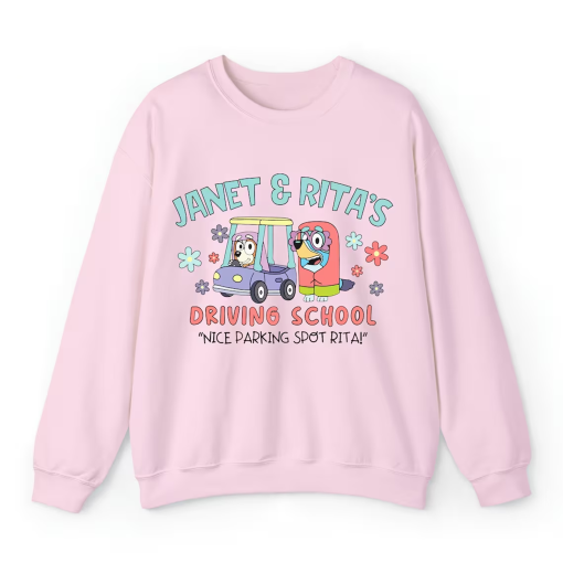 Bluey And Bingo Janet And Rita Driving School Shirt, Nice Parking Spot Rita T-shirt, Bluey And Bingo Grannies Sweatshirt, Bluey Gift Hoodie