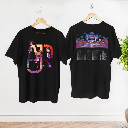 AJR The Maybe Man Tour 2024 Shirt, AJR Band Fan Shirt, Ajr Members Chibi Shirt, AJR Band Merch, Ajr Band Shirt, Ajr The Click Galaxy T-Shirt