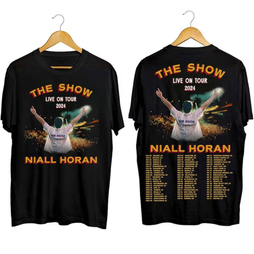 The Show Live On Tour Niall 2024 Shirt, Niall The Show Tracklist 2024 Shirt, Concert Tee, Niall Merch, Gift For Fans, Music Tour Shirt