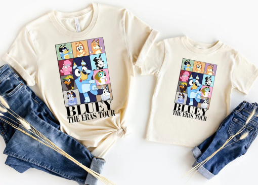 Bluey Eras Tour Shirt | Midnights Bluey Shirt | Bluey The Eras Tour tshirt | Bluey Family Shirt | Bluey Birthday tshirt