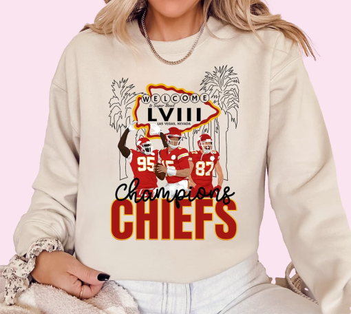 Kansas City Sweatshirt Kansas City Champions Sweatshirt Football Sweatshirt Swifti Bowl Sweatshirt Swift Gift For Swifti Football Shirt