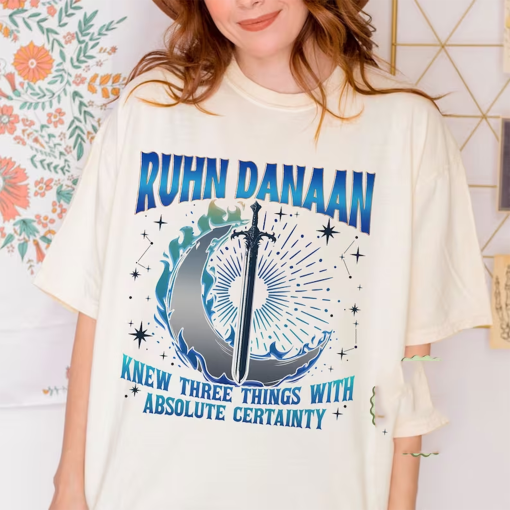 Ruhn Danaan Knew Three Things Crescent City Comfort Colors Shirt, Ruhn Danaan Shirt, Crescent City Sjm Merch, Valbaran Fae Crown Prince