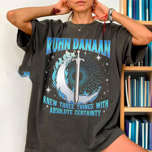 Ruhn Danaan Knew Three Things Crescent City Comfort Colors Shirt, Ruhn Danaan Shirt, Crescent City Sjm Merch, Valbaran Fae Crown Prince