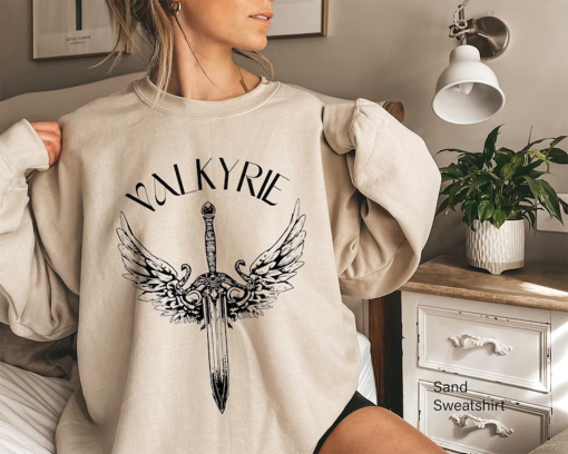 Valkyrie Hoodie, Women’s Acotar Hoodie, Trendy Acosf Tshirt, Booklover Sweatshirt, Gift For Best Friend, Aesthetic Booktrovert Gifts, F5104