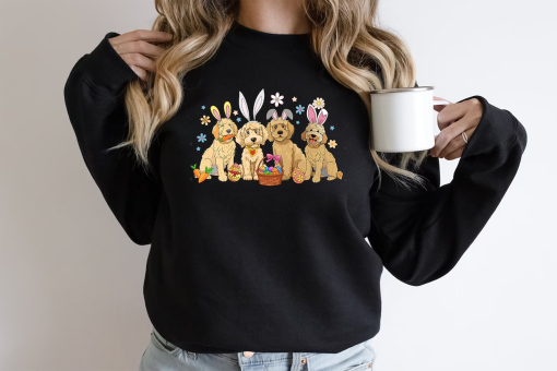 Dog Easter Sweatshirt, Easter Day Golden Retriever Shirt, Dog Lover Easter Sweatshirt, Dog Lover Gift, Golden Retriever Mom Shirt