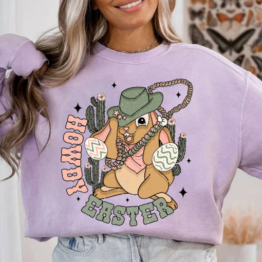 Howdy Easter shirt, Easter shirt, Kids Easter shirt, Happy Easter, Western Easter shirt, Western Bunny shirt, Trendy Easter shirt