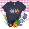 Highland Cow Easter Day Shirt, Happy Easter Sweatshirt, Heifer Cow Easter T-Shirt, Easter Egg Shirt, Cow Lover Shirts, Farm Animals Tee