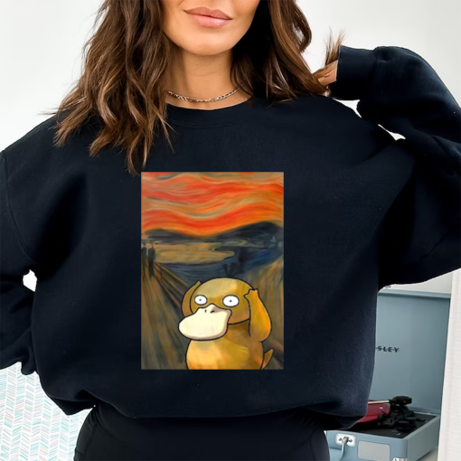 Screaming Psyduck Shirt | The Scream Art