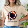 Hello Darkness My Old Friend T-shirt, April 8,2024 T-shirt, Total Solar Eclipse T-shirt, Celestial Event Shirt, Astronomy Gift T-shirt