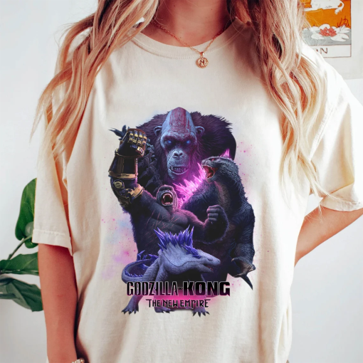 Godzilla X Kong The New Empire 2024 Shirt, Godzilla X Kong Shirt, Godzilla Movie Shirt, Godzilla Movie 2024 Shirt