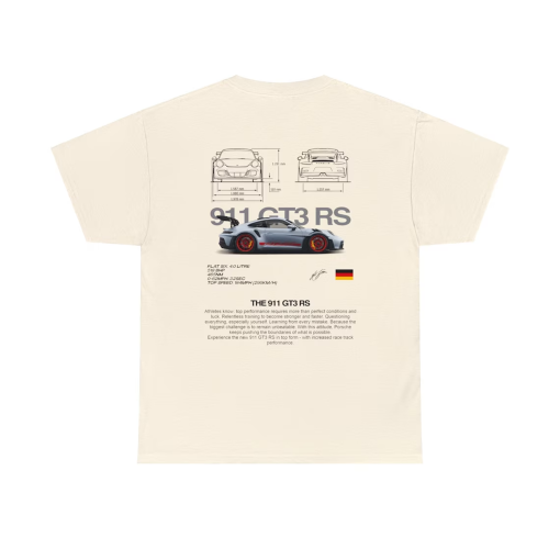 Porsche 911 GT3 RS T-Shirt Stats