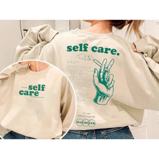 Self Care Mac M Sweatshirt , Self Care shirt, Mac Self Care Merch Sweatshirt, Swimming Sweatshirt, Swimming hoodie