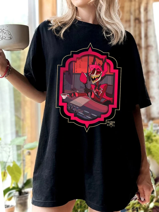 Alastor Vivziepop TShirt Alastor Shirt Alastor Hazbin Hotel Radio Demon Alastor Hazbin Hotel Characters Tshirt Hazbin Hotel Cartoon Merch