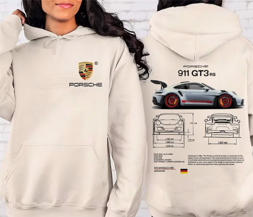 Porsche 911 GT3 RS Aesthetic Tshirt, Porsche 911 GT3 RS 2 side Tshirt, Porsche Shirt, Trending Sweatshirt, Hoodie, Gift For Fan Unisex Shirt