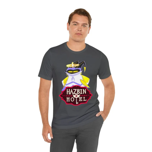 Hazbin Hotel Adam Shirt, Official Logo, High Quality Unisex Jersey Short Sleeve Tee