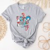 Read Across America Cartoon Characters Shirt, Dr Seuss Shirt, Reading Day Sweatshirt, Dr Seuss Birthday Party Shirt, Dr Seuss Day T-Shirt