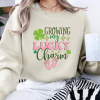 Lucky St Patricks Day Shirt, St Patrick’s Day Sweatshirt, Lucky Charm Sweatshirt, Irish Day Sweatshirt, Lucky Shamrocks Rainbow shirt