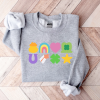 St Patrick’s Day Sweatshirt, Lucky Charm Sweatshirt, St Patricks Day Shirt, Shamrock Shirt, Rainbow Sweater, Lucky Sweatshirt,Saint Patricks