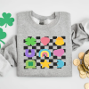 Retro St. Patrick’s Day shirt Sublimation, St Patricks Day, Clover shirt, Hearts Retro Groovy, Sublimation Designs, Digital Download, shirt File