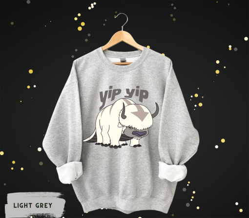 Appa sweatshirt,Sky Bison sweatshirt, Trendy sweatshirt, yip yip sweatshirt,Anime sweatshirt, Funny Air Flying Bison Shirt, ATLAB, Air Tribe