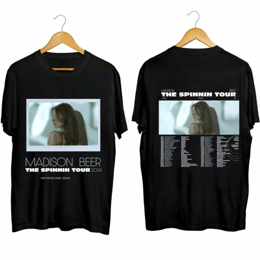 Madison Beer The Spinning Tour 2024 Shirt, Madison Beer Fan Shirt, Madison Beer 2024 Concert Shirt, The Spinning 2024 Concert Shirt