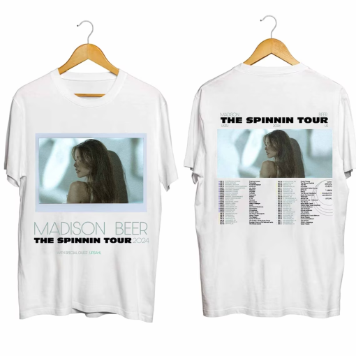 Madison Beer The Spinning Tour 2024 Shirt, Madison Beer Fan Shirt, Madison Beer 2024 Concert Shirt, The Spinning 2024 Concert Shirt