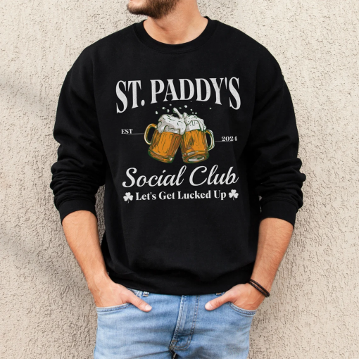 Saint Patricks Day Drinking Team Sweatshirt, Shamrock Crewneck, Irish St Paddys Pub Crawl Top, Group Matching Beer Lover Shirt Bartender Tee