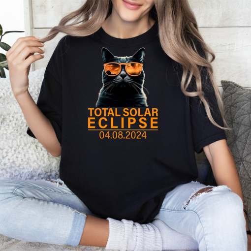 Total Solar Eclipse 2024 Shirt, Retro Groovy Eclipse Shirt, Path of Totality Shirt, Astronomy T-Shirt, Astronomy Lover Gift, Comfort Colors