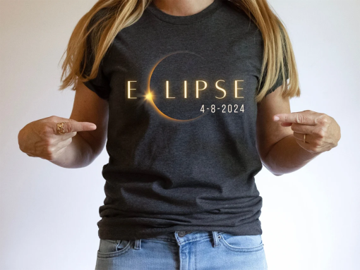 Total Solar Eclipse Twice In A Lifetime 2024 Shirt, April 8 2024, USA Map, Path of Totality Tee, Spring America Eclipse Souvenir Gift