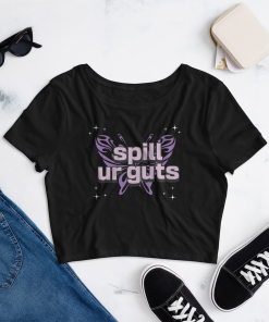 Spill Ur Guts Crop Top (Thin, Comfy…