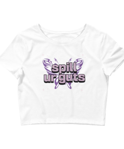 Spill Ur Guts Crop Top (Thin, Comfy…