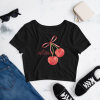 Olivia Rodrigo inspired Lacy lyrics bow cropped baby tee