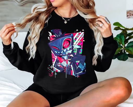 VOX Graphic Hazbin Hotel T-Shirt, hazbin hotel VOX Hoodie, Hazbin Hotel Characters Sweatshirts