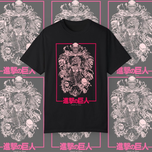 Attack on Titan, Anime Shirt, Anime T-shirt, Anime, Anime Shirt, Graphic Anime Tee,Anime Tees, Manga Shirt, T-shirt