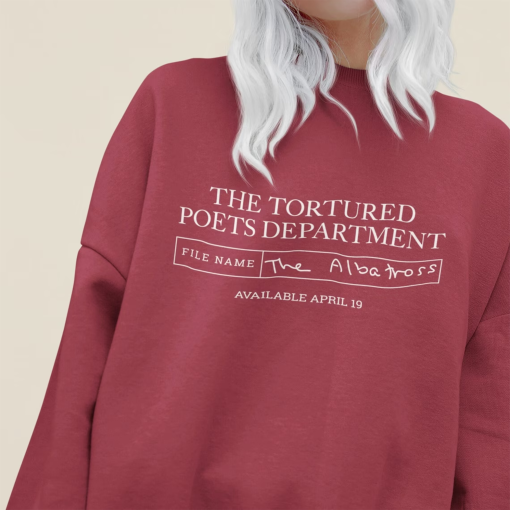 The Albatross Shirt, The Tortured Poets Department Member Sweatshirt, New Album Era Shirt, TTPD Crewneck , Gift for Fan Era