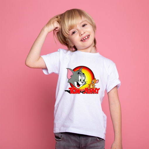 Tom and Jerry Shirt, Cute Cartoon Shirt, Funny Tom and Jerry Shirt, Tom and Jerry Couple Shirt, Cartoon Shirt, Gift for kids, Funny Tshirt