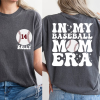 Personalized Baseball Shirt, Baseball Number Shirt, Custom Baseball Tee, Game Day Shirt, Custom Baseball Team Shirt, Baseball Tee