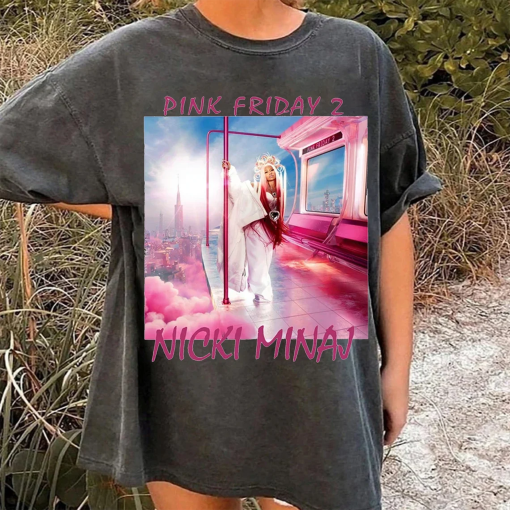 Nicki Minaj Album Shirt, Hip Hop Tee, Gif For Fan Shirt, Pink Friday Tribute, Music Concert 2024, Rocking Through Time