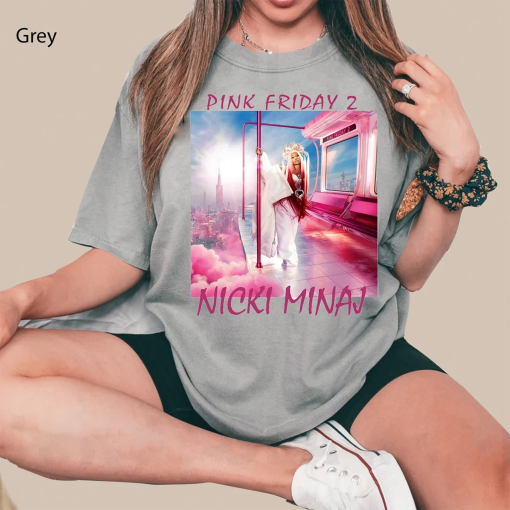 Nicki Minaj Album Shirt, Hip Hop Tee, Gif For Fan Shirt, Pink Friday Tribute, Music Concert 2024, Rocking Through Time