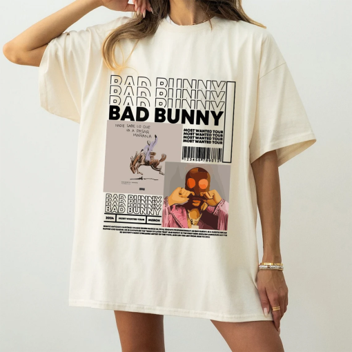 Bad Bunny Shirt, Most Wanted Tour Sweatshirt, Nadie Sabe Lo Que Va Pasar Manana Shirt, Benito Sweatshirt, Gift For Fan,Music Tour 2024 Shirt