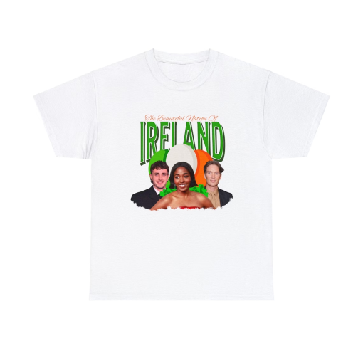 Funny St Patrick’s Day T-shirt | Paddy’s Day tee | Paul Mescal Merch | Cillian Murphy Irish T-shirt | Ayo Edebiri Ireland Meme Tee, Shamrock