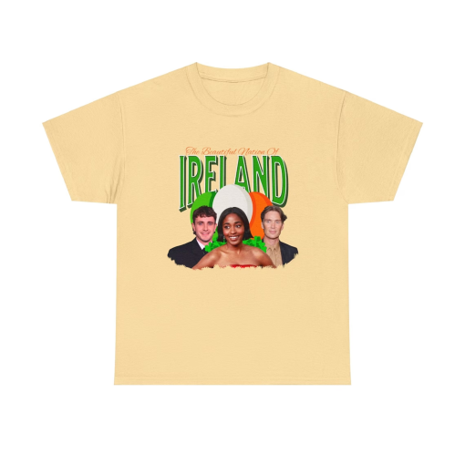 Funny St Patrick’s Day T-shirt | Paddy’s Day tee | Paul Mescal Merch | Cillian Murphy Irish T-shirt | Ayo Edebiri Ireland Meme Tee, Shamrock