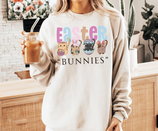 Funny Easter shirt  Bundle | Easter Bunnies shirt  | Retro Easter Cats Shirt | Sublimation Design | Cricut Cut File | Commercial Use POD Allowed