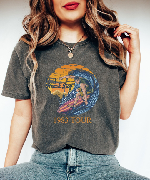 Comfort Colors® Vintage The Beach Boys 1983 Tour Band Shirt, Retro The Summer In Paradise The Beach Boys Tee, The Beach Boys Fan Shirt