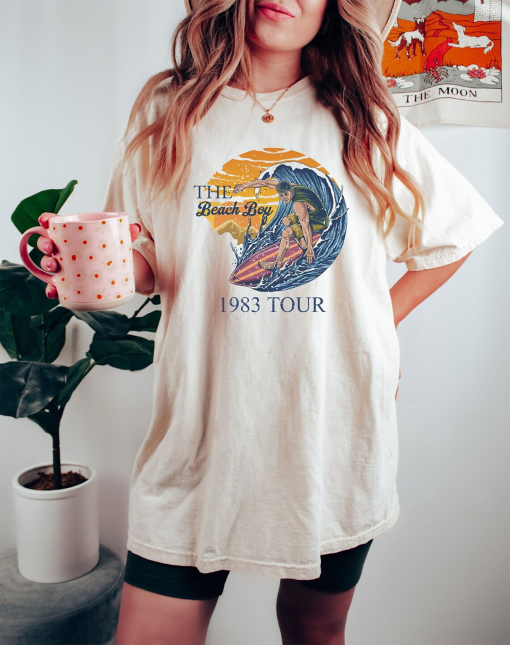 Comfort Colors® Vintage The Beach Boys 1983 Tour Band Shirt, Retro The Summer In Paradise The Beach Boys Tee, The Beach Boys Fan Shirt