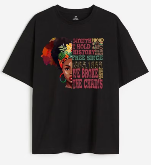 I am black history black woman shirt sublimation shirt, black woman shirt, Juneteenth shirt, 1865 vibes shirt, sublimate shirt