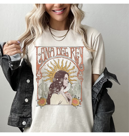 Lana Del Rey Vintage Shirt – Music Tour 2023 Exclusive Tee, Retro Inspired Lana Del Rey Merch, Perfect Fan Gift